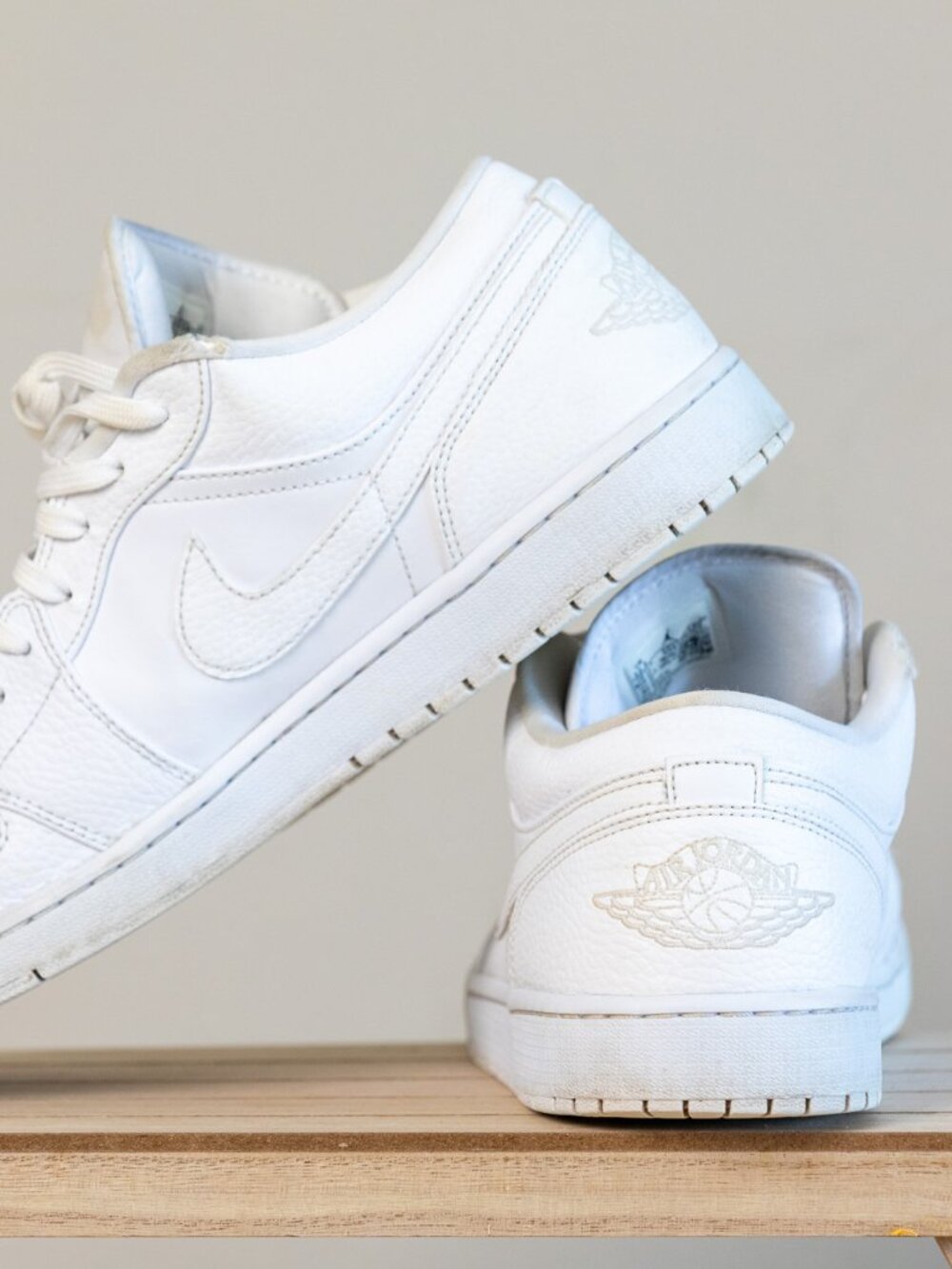 Nike Air Jordan 1 Low – Triple White Men’s size 12.5 US (UK 11.5 / EU 47)